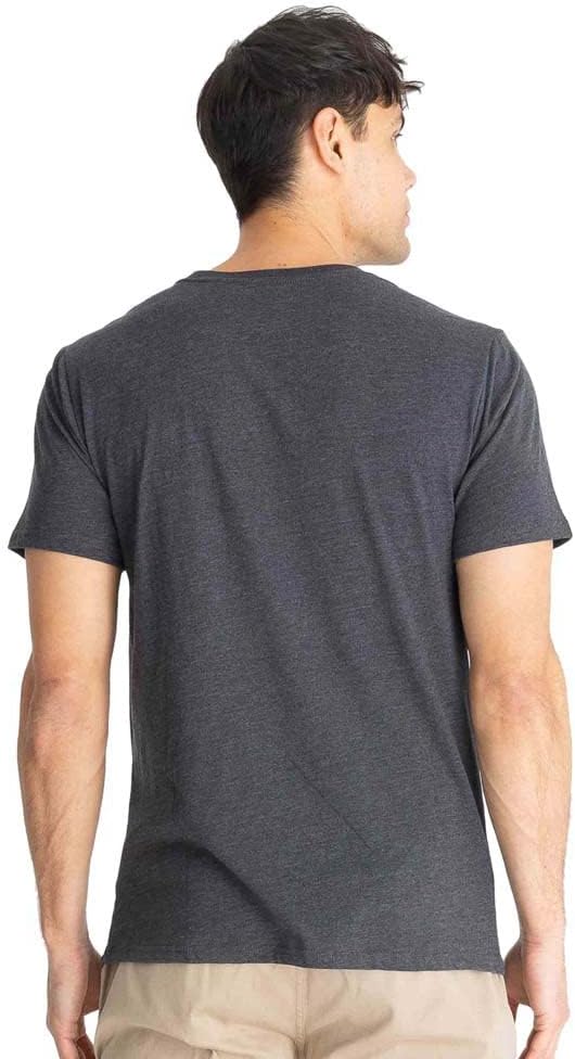 Hurley Herren Evd Wash Core OAO Solid Tee T-Shirt M Heather Black, M Heather Black