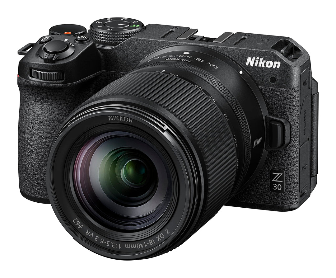 Nikon Z 30 KIT Z DX 18-140mm 1:3,5-6.3 VR (20,9 MP, 11 Bilder pro Sekunde, Hybrid-AF mit Fokus-Assis