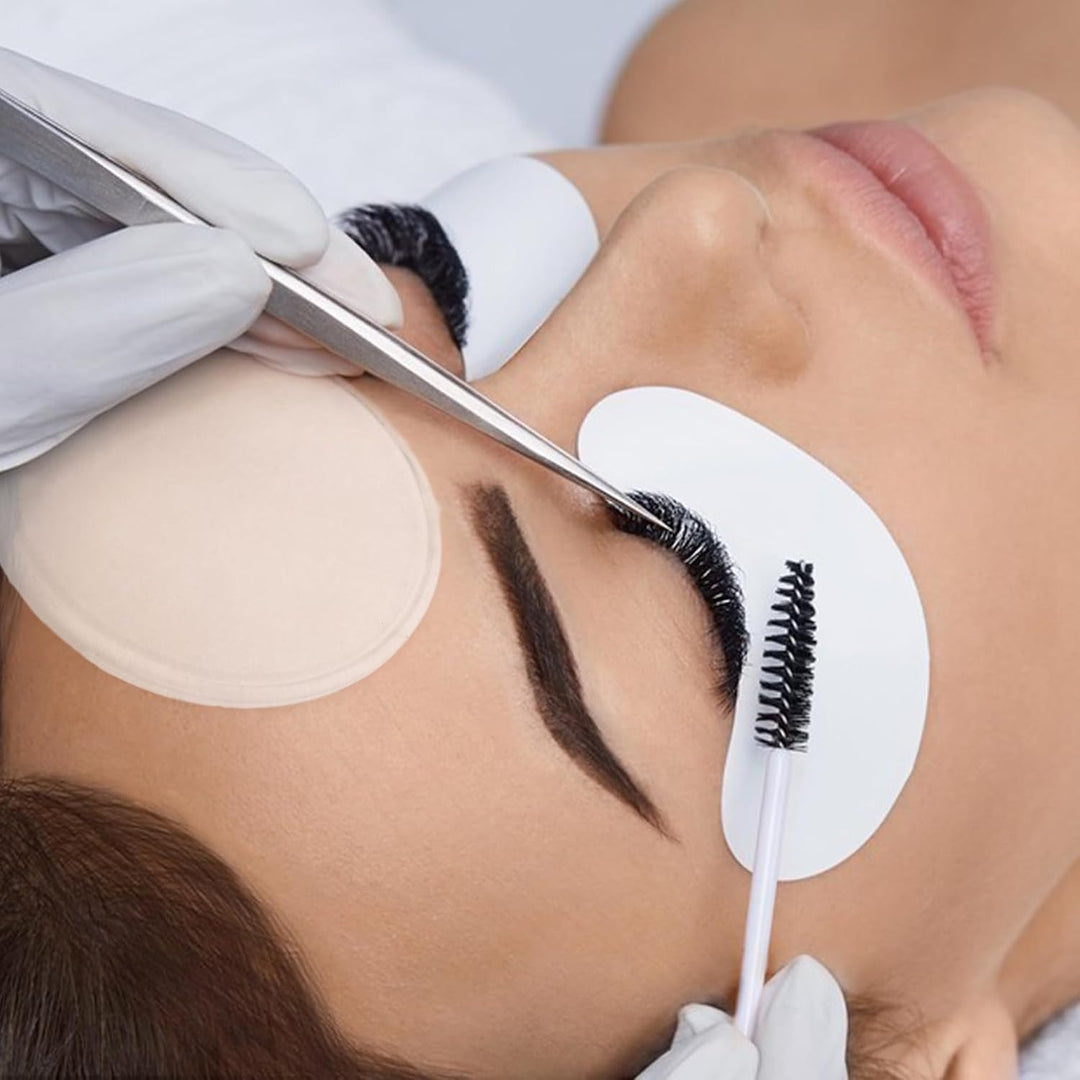 Zerodeko 5 Stück Silikonpad für Wimpern Runde Transparente Silikon Wimpernpalette Antistatisch für W