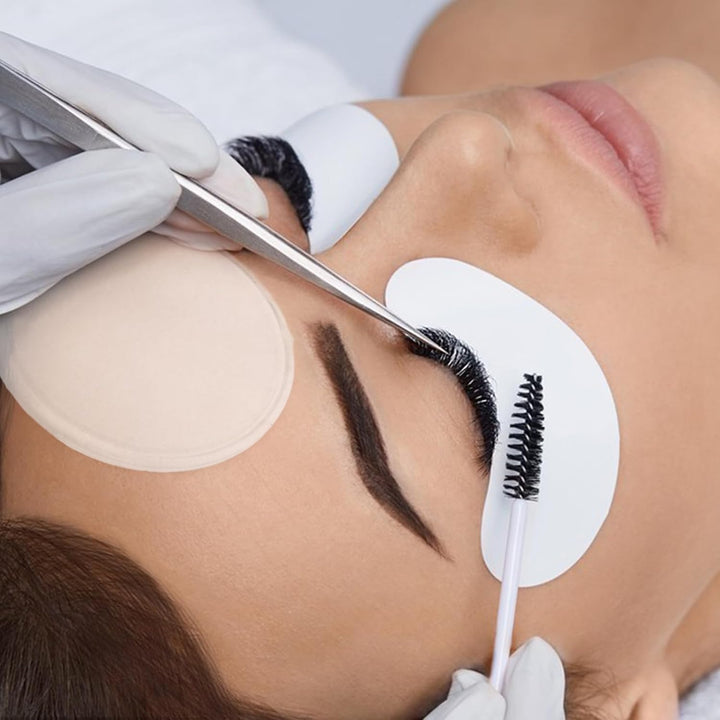 Zerodeko 5 Stück Silikonpad für Wimpern Runde Transparente Silikon Wimpernpalette Antistatisch für W