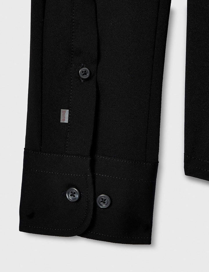 pure h. tico Herren Hemd 38 Schwarz, 38 Schwarz