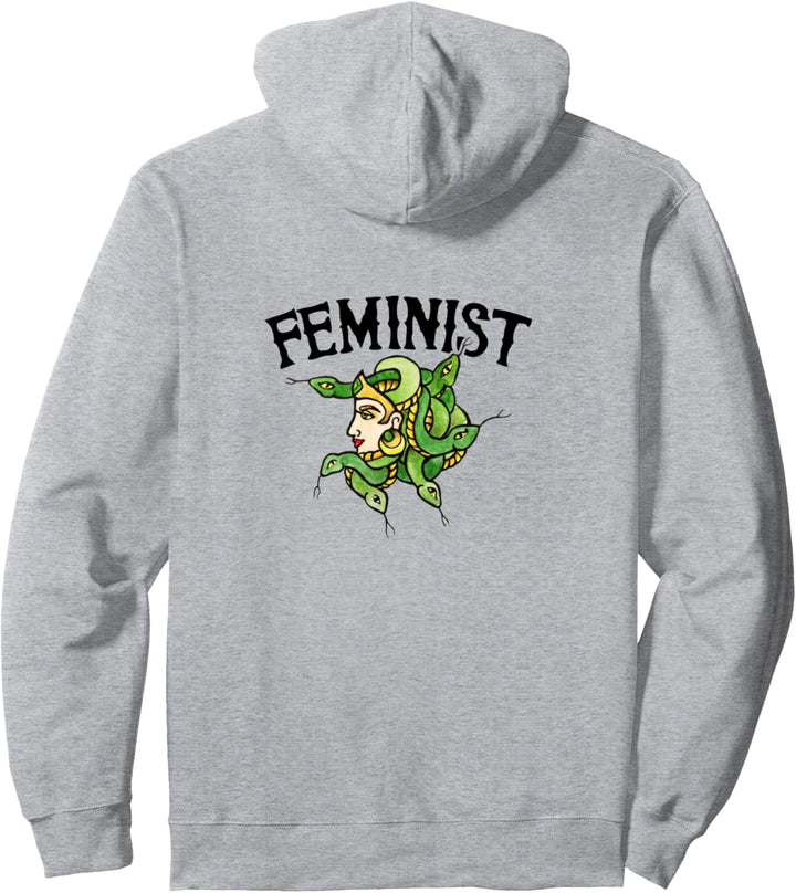 Feminist medusa Pullover Hoodie