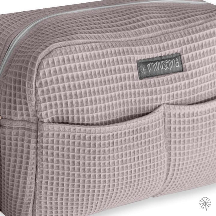 MIMUSELINA Kinderwagen Organizer mit grossem Fassungsvermögen Kinderwagentasche mit + 7 Fächern - Wi