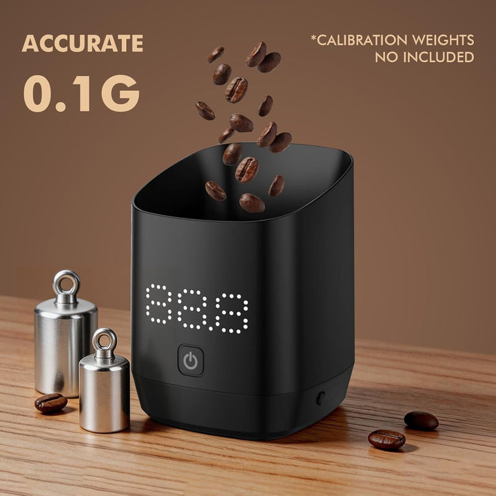 Digitale Kaffeewage mit LED-Display, Kaffee Waage mit LED-Display, Digitale Dosiermessbecher für Kaf