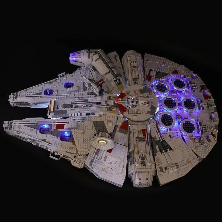BRIKSMAX Led Beleuchtungsset für Lego Star Wars Millennium Falcon, Kompatibel Mit Lego 75192 Baustei