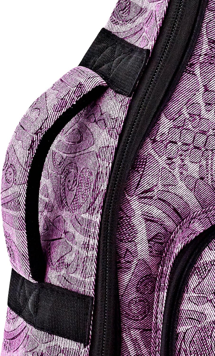 ORTEGA Gigbag für 4/4 Gitarre - Denim Look Purple (OGBCL-PUJ) Denim Purple, Denim Purple