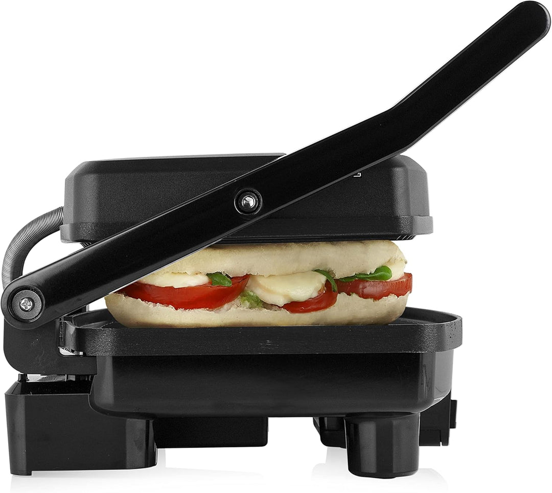 Tristar Kontaktgrill - Anti-Haftbeschichtung, 1500 Watt, Grillfläche mit 28x19 cm, Schwarz, GR-2856,