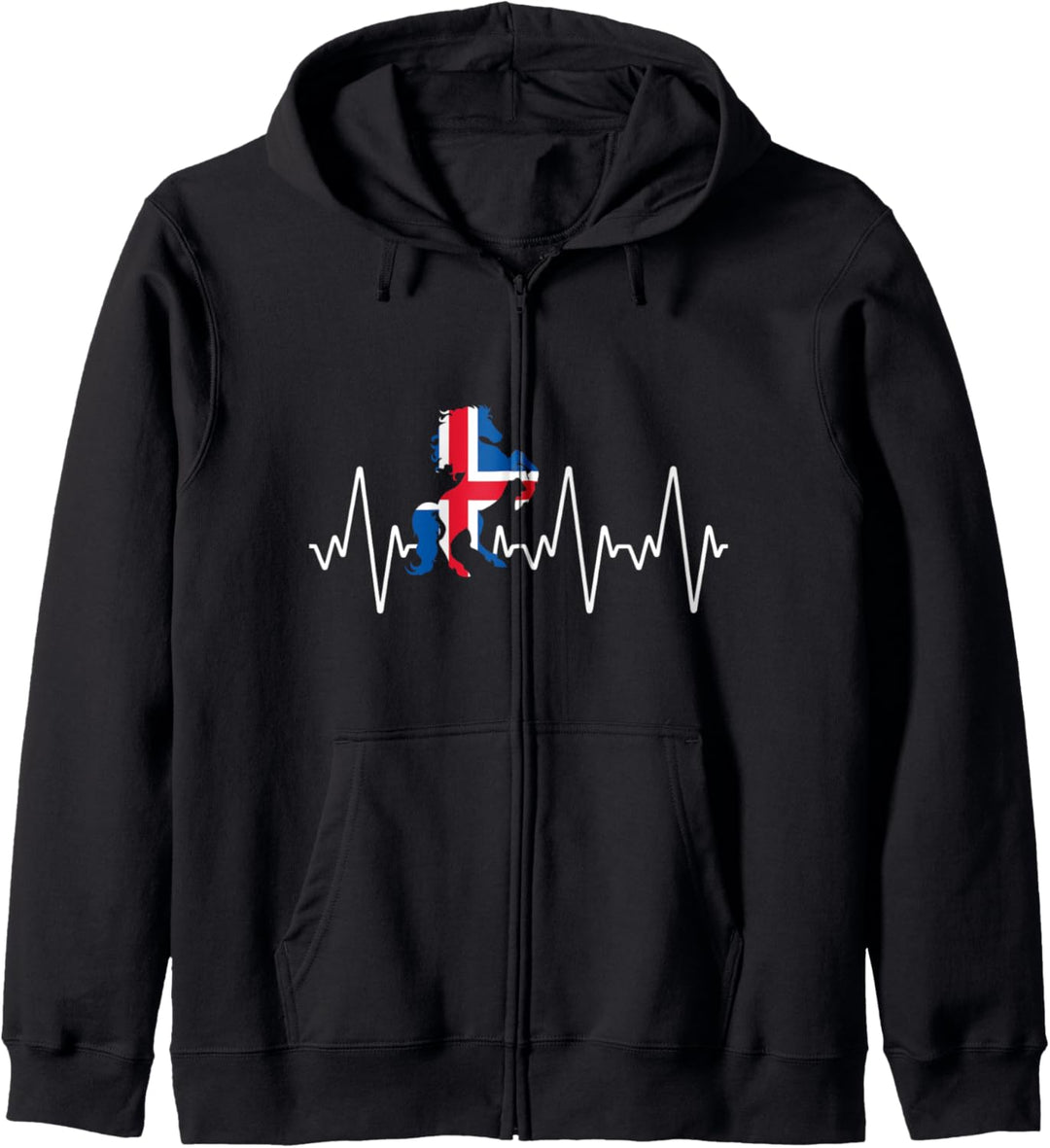 Islandpferde Herzschlag Isi Toelt Tölt Heartbeat Geschenk Kapuzenjacke