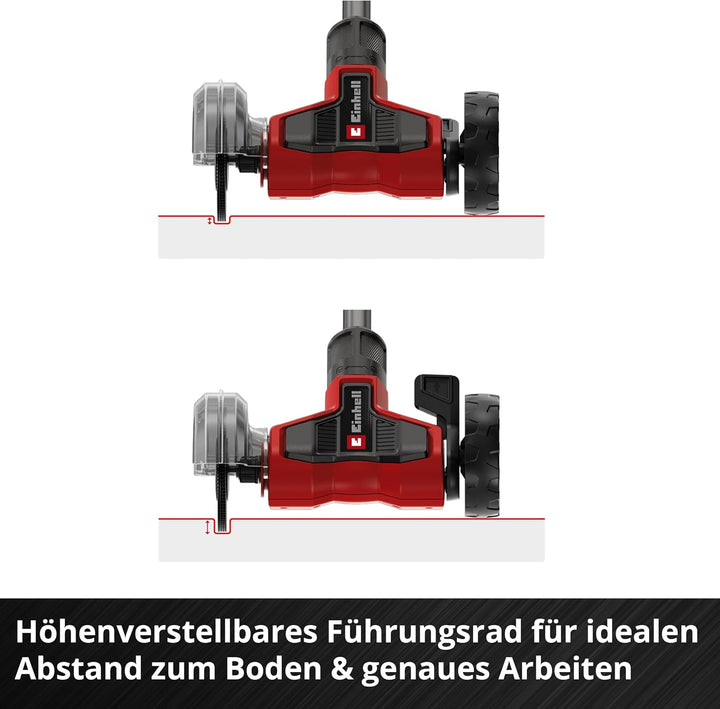 Einhell Akku-Fugenreiniger GE-CC 18/110 Li E-Solo Power X-Change (18 V, Führungsholm teleskopierbar,