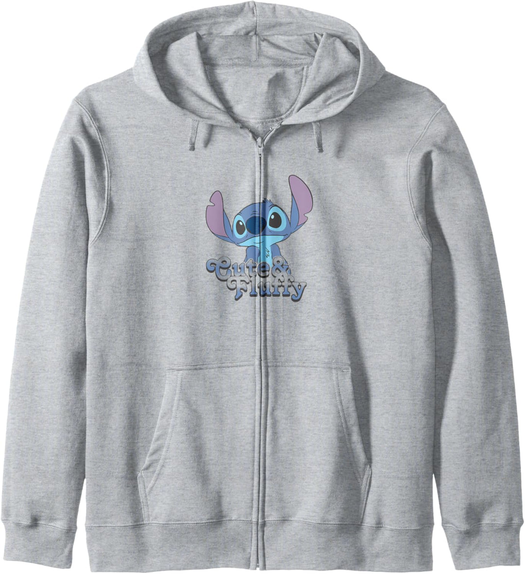 Disney Lilo & Stitch Valentinstag Stitch Cute & Fluffy Kapuzenjacke