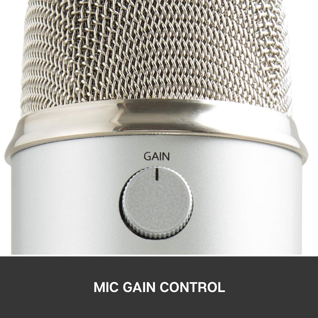 Logitech Yeti Mikrofone 10-jährig Anniversary Edition – Mikrofon – USB – Silber