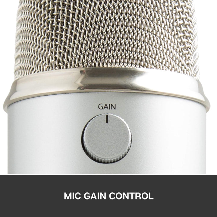 Logitech Yeti Mikrofone 10-jährig Anniversary Edition – Mikrofon – USB – Silber