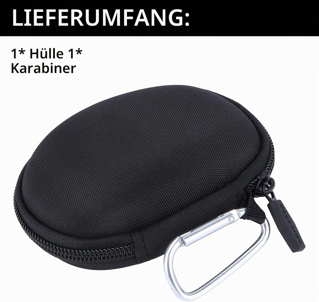Peyyargo Hart Schutzhülle kompatibel mit Logitech MX Anywhere 3S 3 2S 2 Compact Maus Schwarz, Schwar