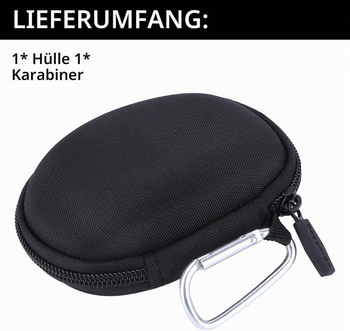 Peyyargo Hart Schutzhülle kompatibel mit Logitech MX Anywhere 3S 3 2S 2 Compact Maus Schwarz, Schwar
