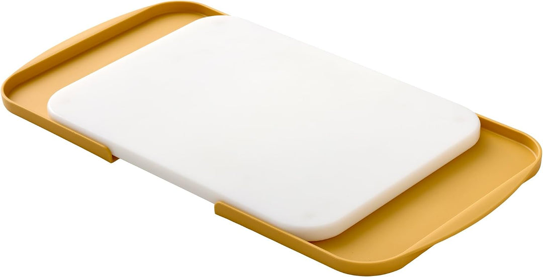 Rosti Separa Schneidebrett mit Schalen 39,5 x 26,8 x 2 cm Curry Curry 39.5L x 26.8B cm, Curry 39.5L