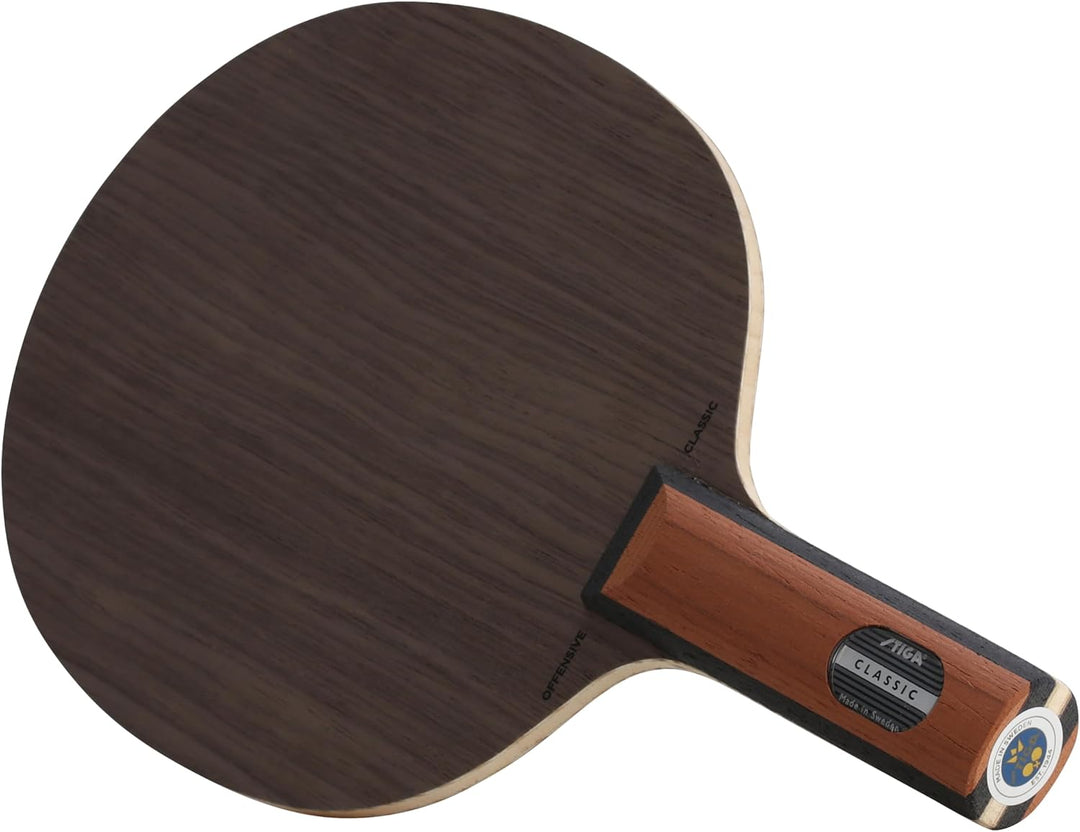 STIGA Unisex - Adult Offensive Classic Table Tennis Blade Classic Gerade Wood, Classic Gerade Wood