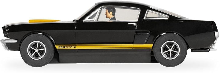 Scalextric C4542 Shelby Mustang GT350H – Hertz Edition Cars – USA/Klassiker ab 3 Jahren, Black and G