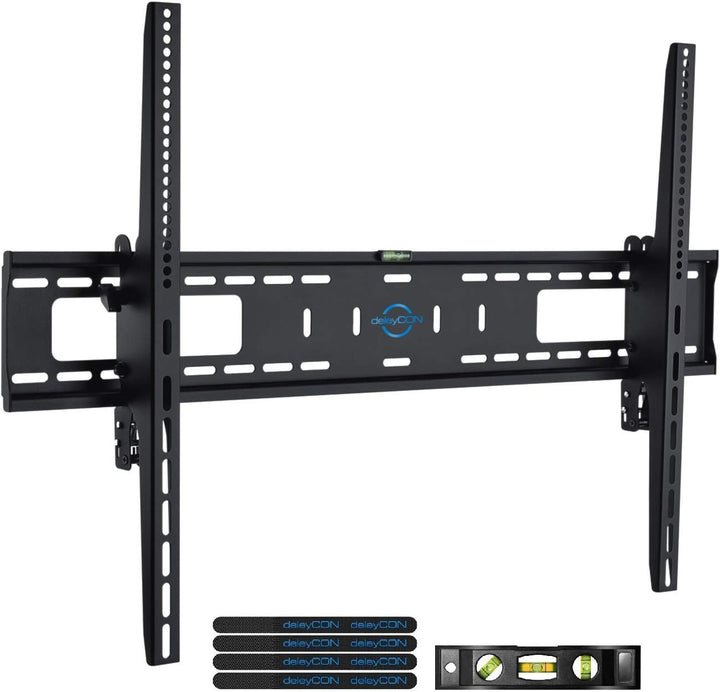 deleyCON Universal TV Wandhalterung 60"-100" Zoll (152-254cm) Neigbar - 75Kg - bis VESA 900x600 - Pl