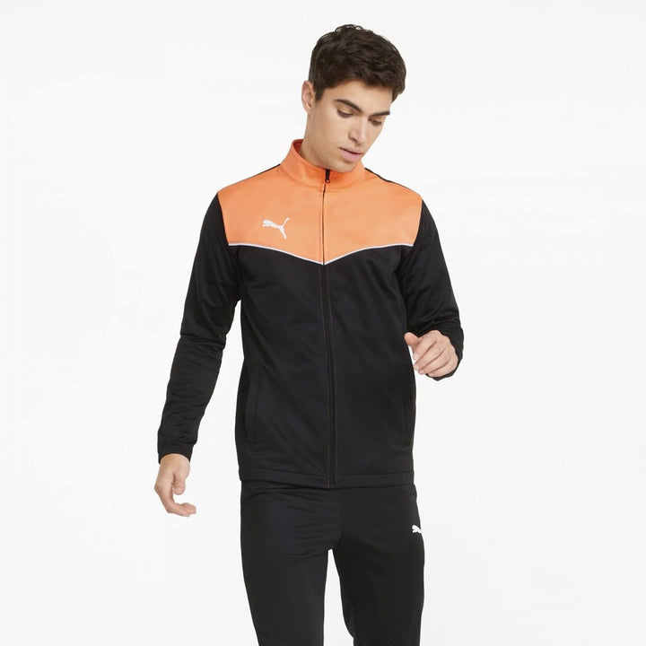 PUMA Herren Individualrise Tracksuit Trainingsanzug S puma black-neon citrus, S puma black-neon citr