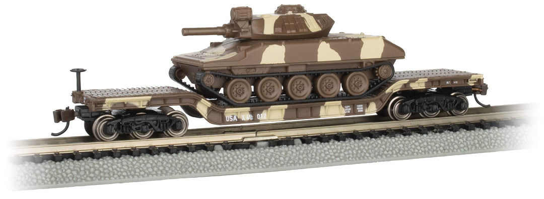 Spur N - Bachmann Schwerlastwagen United States Army mit Sheridan Panzer