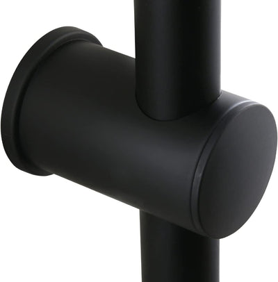 aquaSu® Duschset Acana | schwarz | Duschkopf: 3 Strahlarten, Strahlartenwechsel per Knopf & 12 cm Sp
