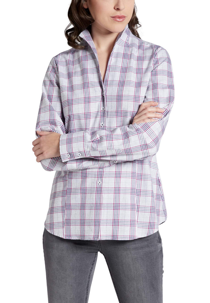 eterna Langarm Bluse MODERN Classic kariert
