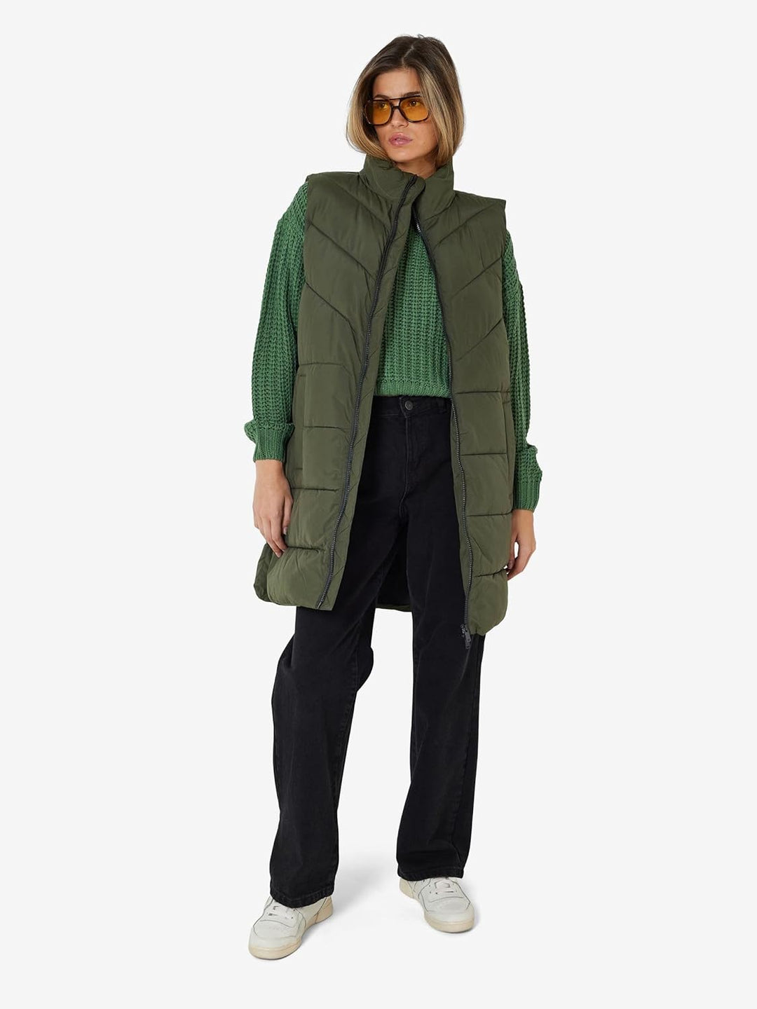 Noisy may Damen Nmdalcon S/L Vest Noos Jacke XS Rosin, XS Rosin