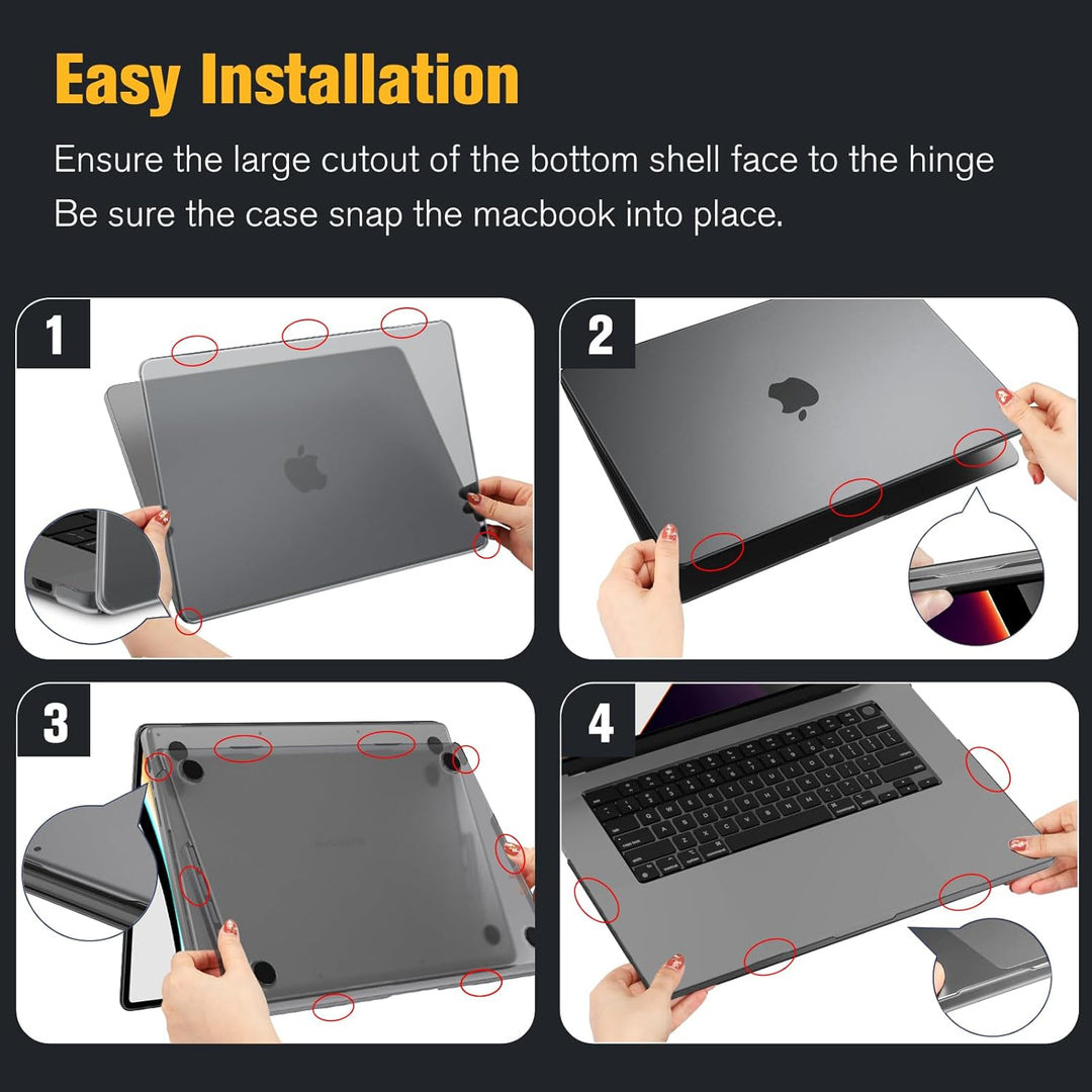 Fintie Hülle Kompatibel mit MacBook Pro 16 M5 M4 M3 M2 M1 Pro/Max 2026-2021 A3428 A3429 A3186 A3403