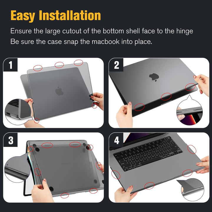 Fintie Hülle Kompatibel mit MacBook Pro 16 M5 M4 M3 M2 M1 Pro/Max 2026-2021 A3428 A3429 A3186 A3403