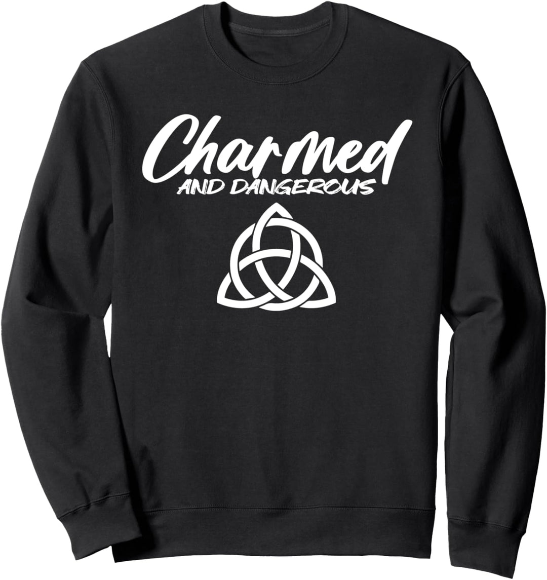 Triquetra keltischer Knoten Wicca-Anhänger für keltische Hexe Sweatshirt