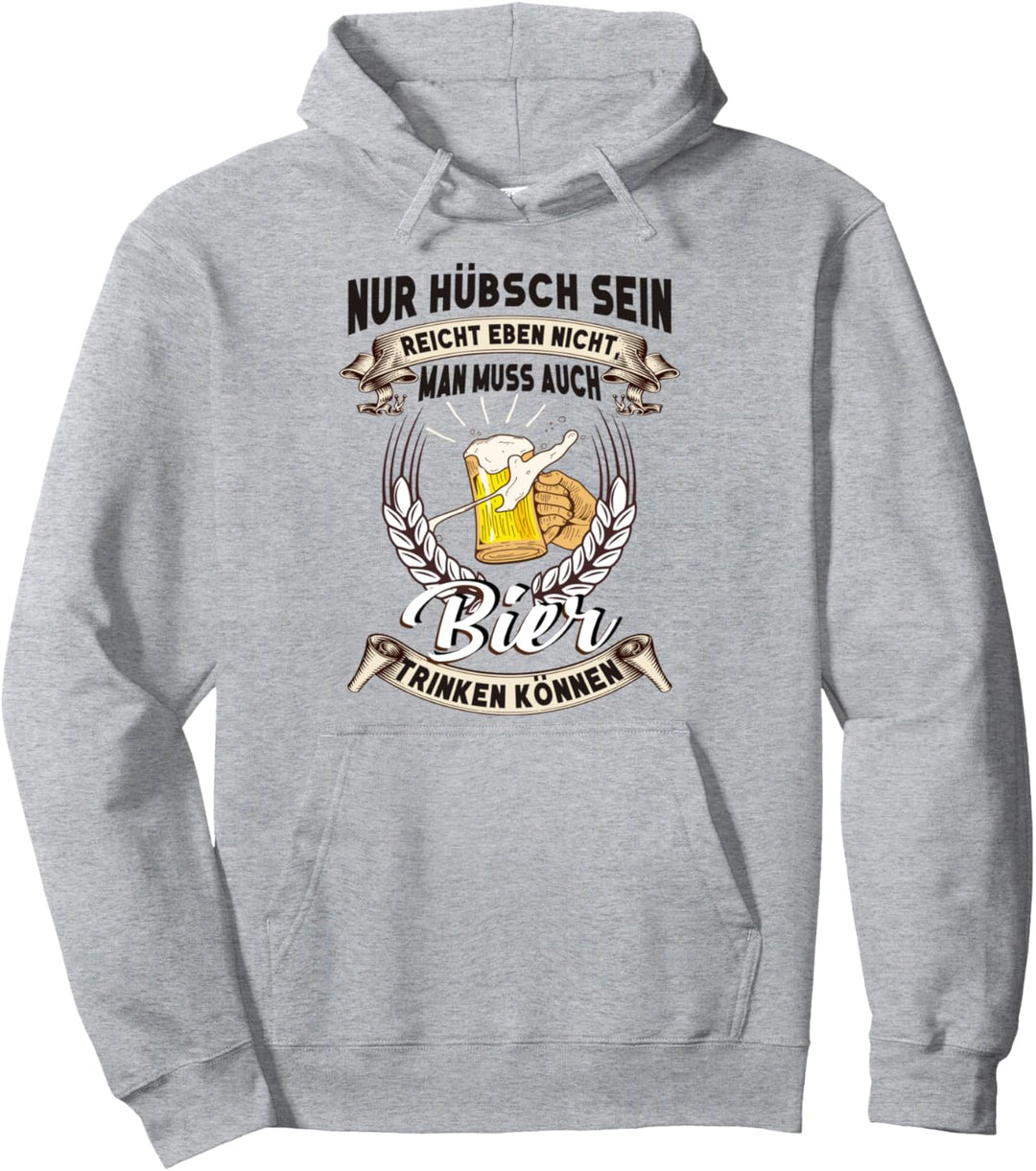 Nur Hübsch Sein Reicht Nicht Shirt Sauf Party Mallorca Team Pullover Hoodie