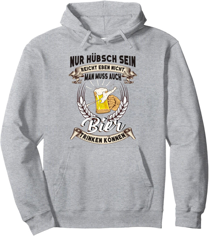 Nur Hübsch Sein Reicht Nicht Shirt Sauf Party Mallorca Team Pullover Hoodie