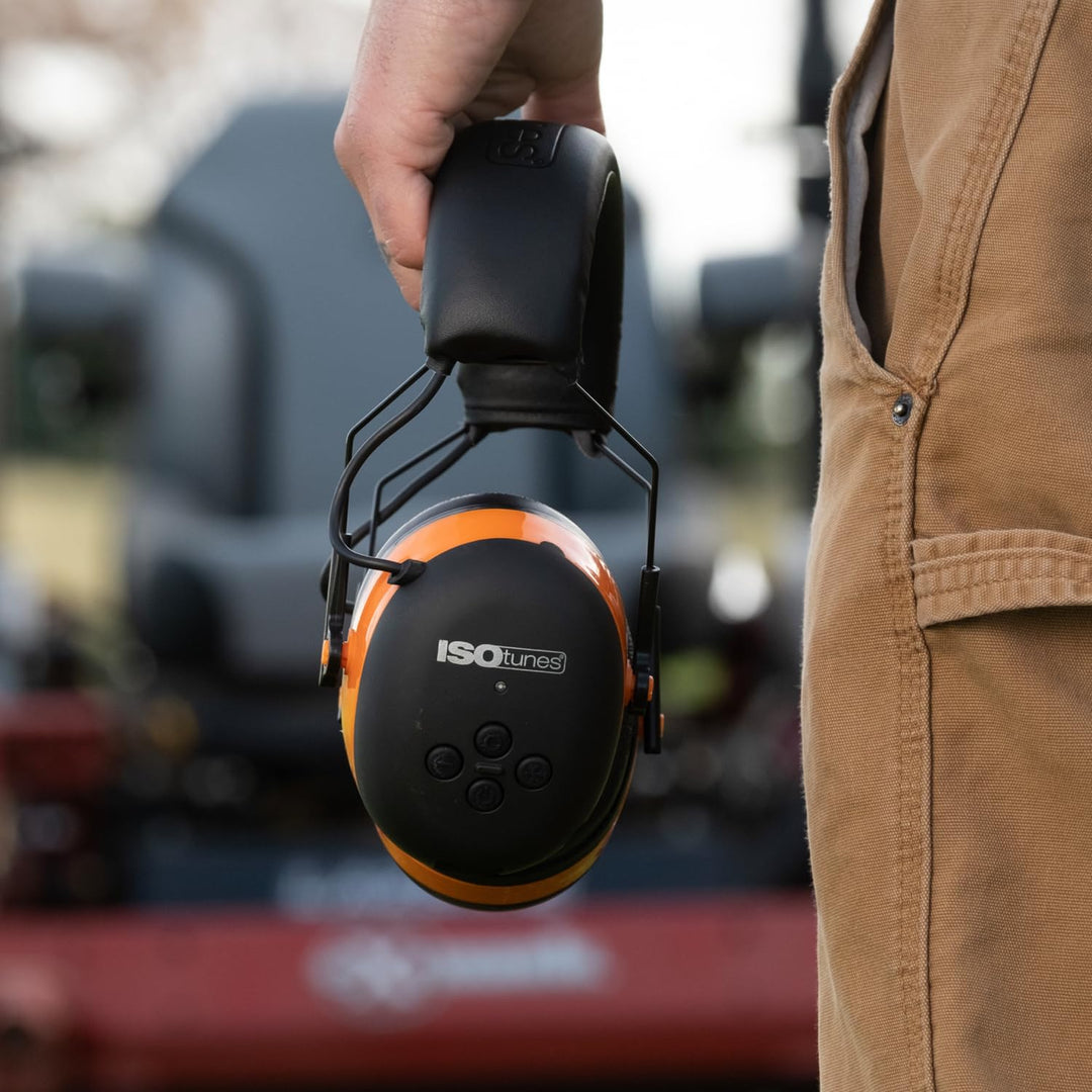 ISOtunes AIR DEFENDER Bluetooth-Ohrenschützer: EN352-konformer komfortabler kabelloser Gehörschutz m