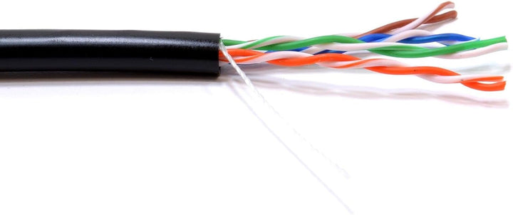 kenable Aussen CAT5e CCA Aussen Ethernet Netzwerk Kabel Kabelrolle Solid UTP 305 m [305 meter/305m]