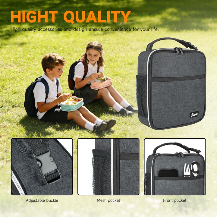 Kato Tirrinia Kühltasche Klein, Isolierte 4.5L(9 Dosen) Lunchtasche für Unterwegs Arbeit Schule, Tra