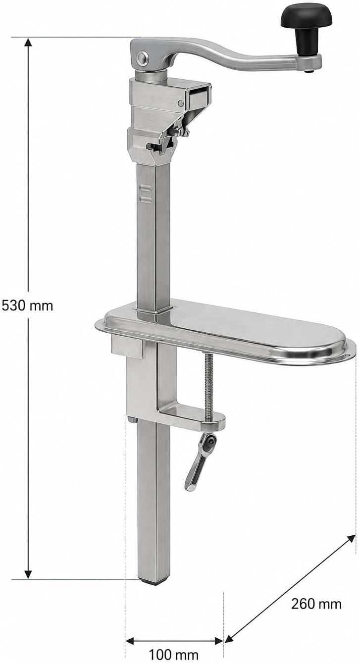 Vogue staartblikopener tot 35,5cm, 20(H)x 4(W)x 10(D)"/ 530x 100x 260mm Einzelbett, Einzelbett