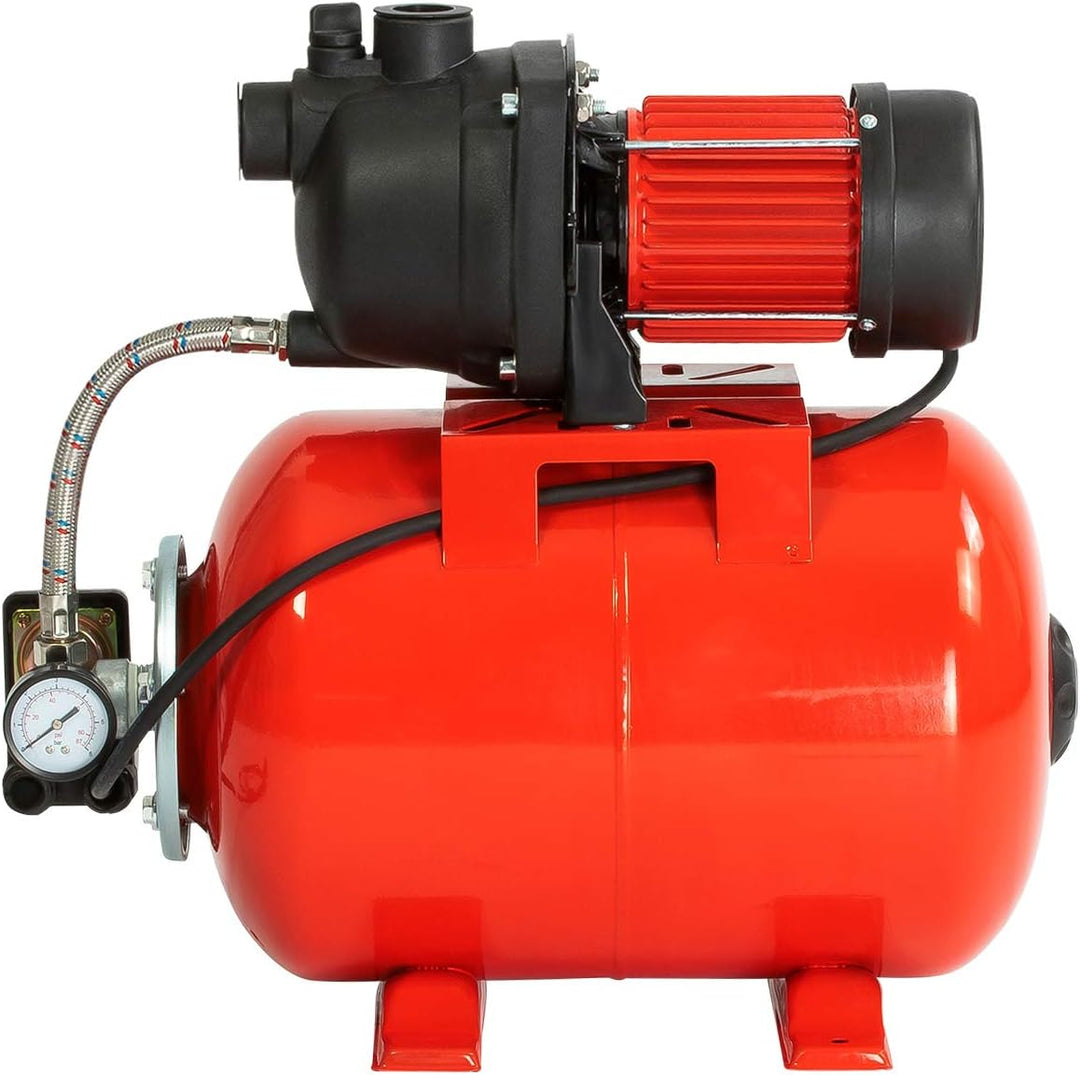 Grafner Hauswasserwerk 1200 Watt (max. 5 bar, 25 Liter Kessel, Fördermenge 3800 Liter/Stunde, Start/
