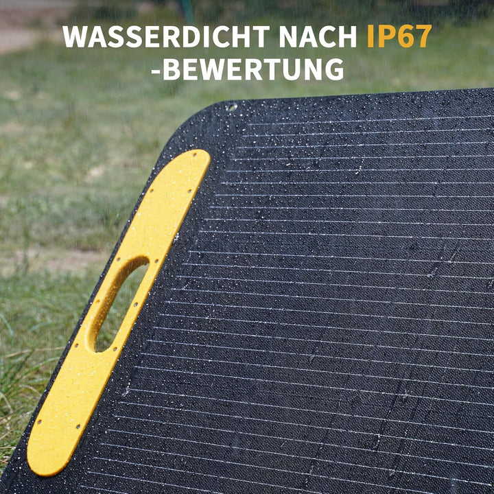 VTOMAN VS400 Faltbares Solarpanel 400W, 43V/25% Effizienz, Monokristalline Tragbare Solarmodul für P