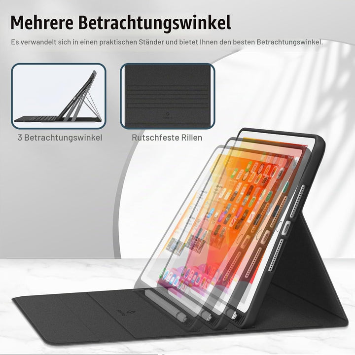 Fintie Tastatur Hülle für iPad (9. / 8. und 7. Generation - 2021/2020/2019), iPad 10.2 Hülle mit Tas