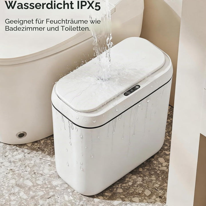 Sensor Mülleimer mit Sensor 15L Leise USB Elektrischer Mülleimer Sensors Wasserdicht Mülleimers Elek