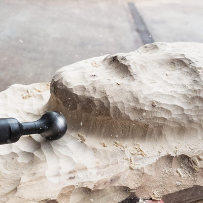 ARBORTECH Ball Gouge | Ø 30 mm Kugel-Hohlmeissel Fräser für Winkelschleifer zur Holzbearbeitung | BA