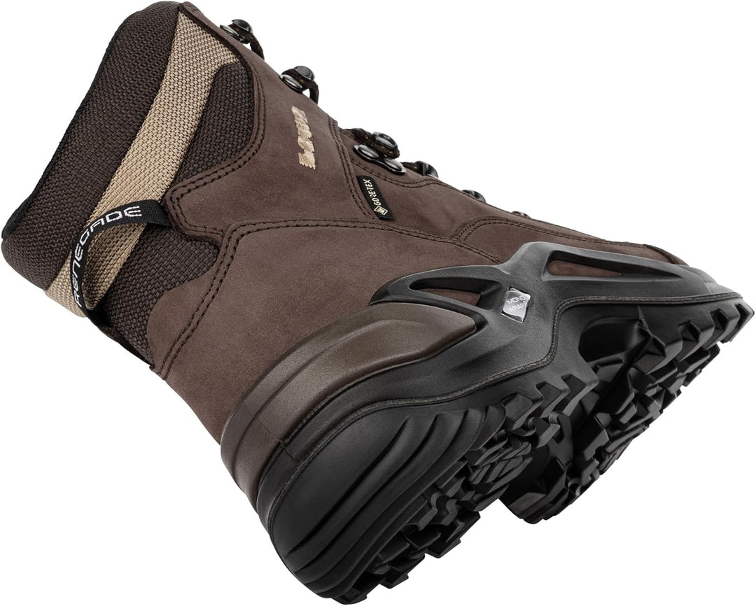 LOWA Renegade GTX MID Unisex Wanderstiefel Tracking Outdoor Goretex 42 EU Braun, 42 EU Braun
