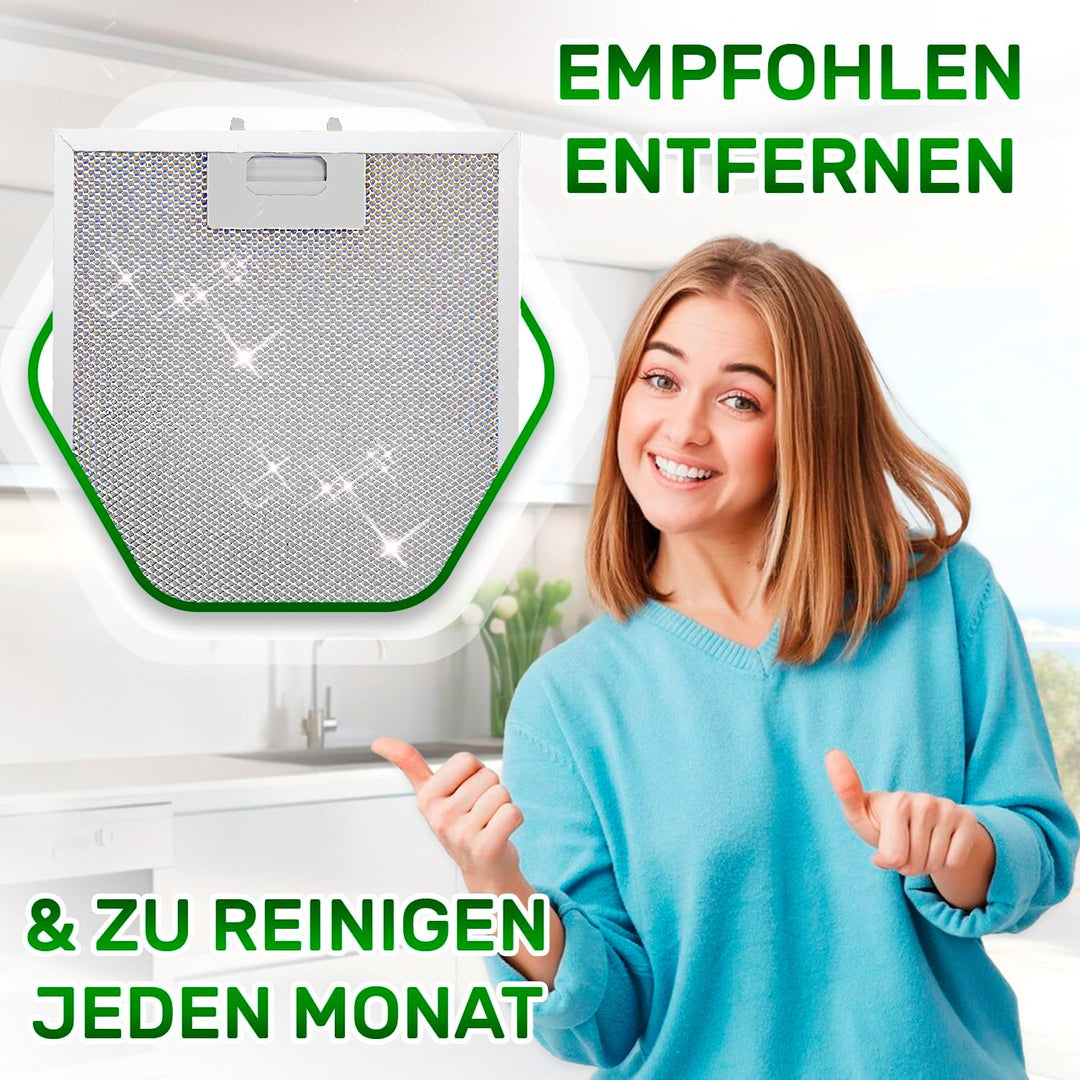 Aluminium Dunstabzugshaube Filter 310 x 250 x 8 mm mit dem Originalcode 00353110 353110 für Bosch fü