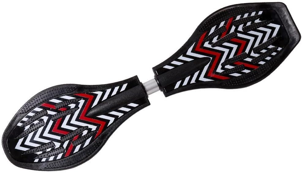 FunTomia Waveboard Original Mach1 Kugellager inkl. Tasche (Verschiedene Farbdesigns) Schwarz /