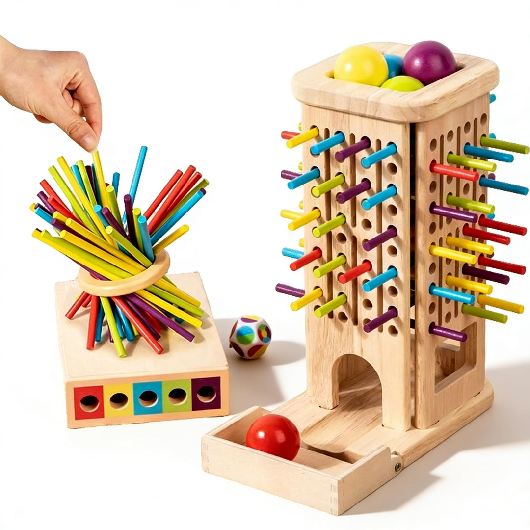 Montessori Toy from 3 Years Games from 3 4 5 Years 3-in-1 Board Games Educational Games from 4 Years