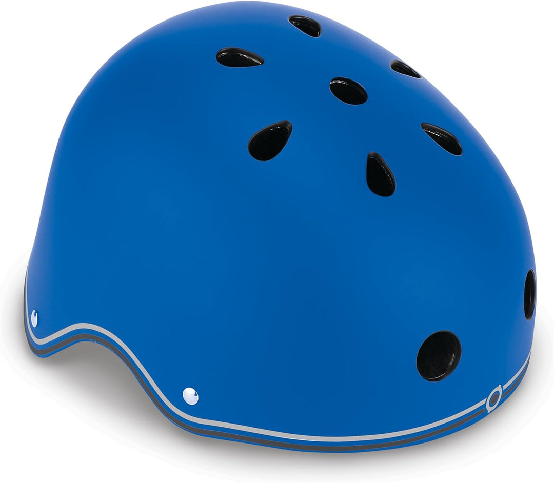 Globber Unisex Jugend Helm Primo Lights, blau, one Size