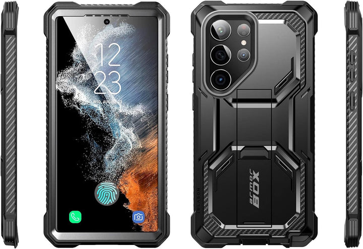 i-Blason Armorbox Series Hülle für Samsung Galaxy S23 Ultra 5G Bumper Case mit 2 Vorderseite (ohne D