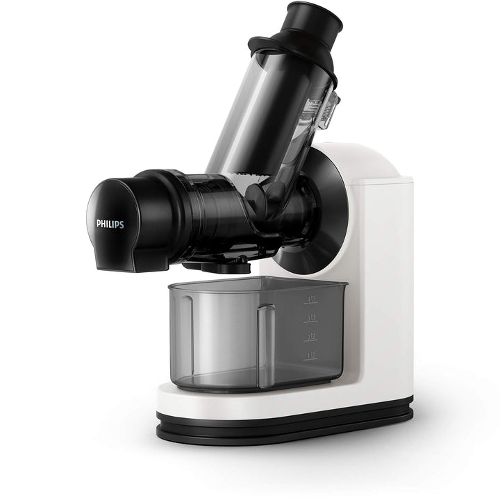 Philips HR1888/80 Viva Collection Entsafter, Technologie Gentle Squeezing, weiss.