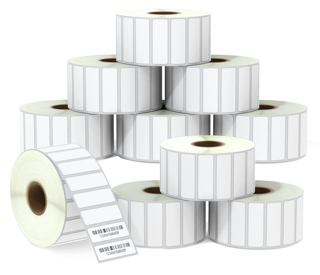 BETCKEY - 38mm x 13mm(1,5 in x 0,5 in) Perforierte Dateiordner/Adresse Thermoetiketten Kompatibel mi