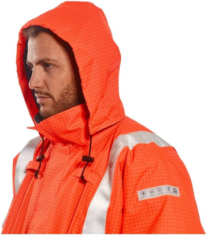 Bizflame Hi-Vis Bomber Jacket, colorYellow talla Large L Gelb, L gelb